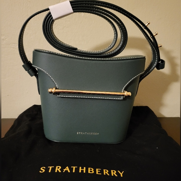 Strathberry Safari Leather Shoulder Bag - Picture 6 of 16